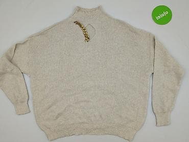 sweter z golfem oversize: Sweter damski, rozmiar 7XL — 2
