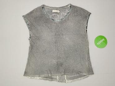 mesh top: Cream, Top damski, rozmiar S — 2