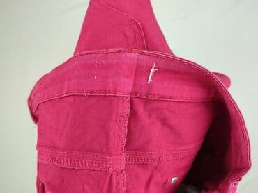 różowe jeansy damskie: Spodnie materiałowe damskie, rozmiar XL — 4