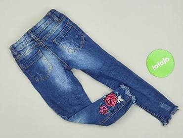 spodenki do: Spodnie jeansowe, 4-5 lat, 110, stan - Idealny — 3