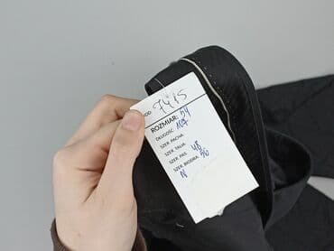 duże rozmiary ekskluzywne sukienki plus size: Material trousers for women, size 7XL (EU 54) — 5