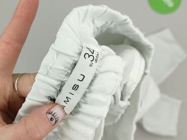 spodnie jogger damskie z łańcuszkiem: Amisu, Spodnie materiałowe damskie, XS — 4