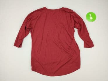 czerwony stanik pod białą bluzkę: Bluzka damska, rozmiar M — 3