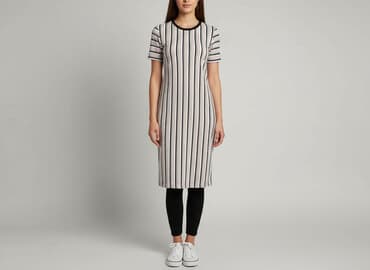 sukienki prążek: Forever 21, Sukienka damska, rozmiar M — 6