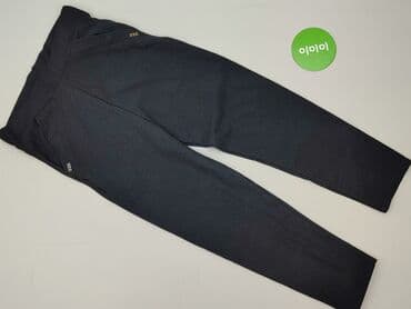 spodnie czarne damskie z niskim stanem: Spodnie materiałowe damskie, rozmiar S — 3