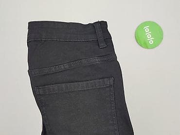 czarne cargo pull and bear: Sinsay, Jeans for women, size L — 6