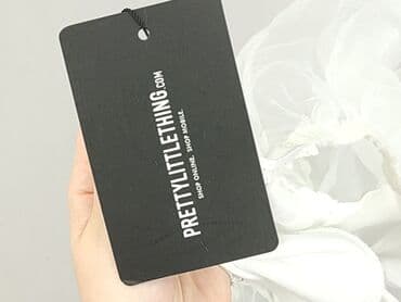 bluzki z transparentnymi rękawami: PrettyLittleThing, Top damski, rozmiar M — 6