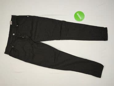 bluzki czarne plus size: Spodnie materiałowe damskie, rozmiar L — 2