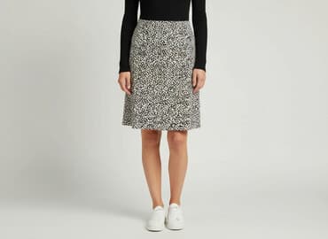 spódnice czarne w białe groszki: Спідниця жіноча, розмір M — 1