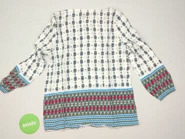 koszulka pod marynarkę damska: Blue, Women's blouse, size L (EU 40) — 3
