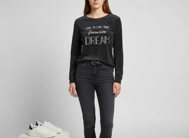 bluzki z smiesznymi napisami: Esmara, Bluzka damska, rozmiar M — 7