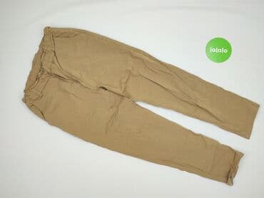 spodnie z wiskozy lidl: Camel, Spodnie materiałowe damskie, S — 2