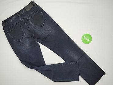 czarne cargo pull and bear: Jeansy dla mężczyzn, rozmiar S — 3