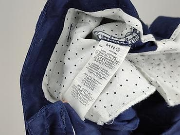 washed blue jeans: Mango, Spodnie materiałowe damskie, rozmiar L — 5