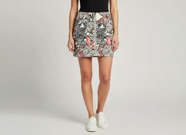 amarantowa spódnice: H&M, Spódnica damska, rozmiar S — 1