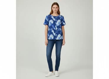 koszula niebieska hm: H&M, Bluzka damska, rozmiar M — 7