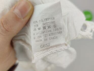 biale bluzki z gipiurą: Bluzka damska, rozmiar S — 4