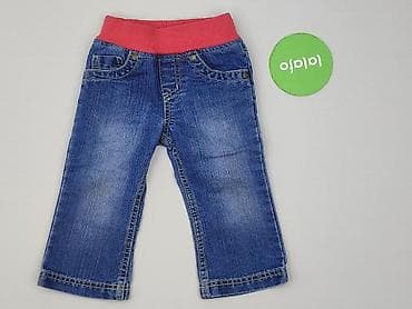 oasis bluzki: Spodnie jeansowe, F&F, 12-18 miesięcy, stan - Idealny — 2