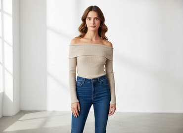 stradivarius bluzka na jedno ramie: Stradivarius, Women`s top, size L — 1