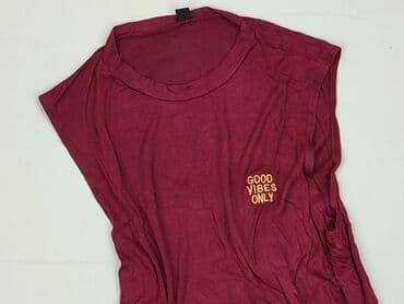 obcisła sukienka czerwona: T-shirt damski, rozmiar S — 1