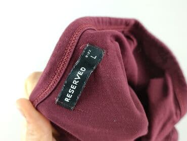 bluzki z długim rękawem i dekoltem: Reserved, Women`s T-shirt, size L — 5