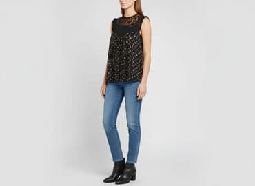 koronkowy top pod marynarkę: New Look, Bluzka damska, M — 6