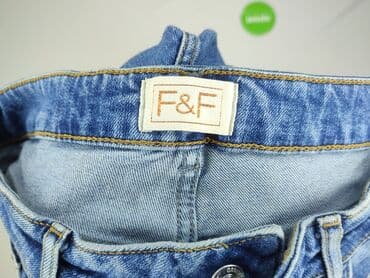 jeansy damskie proste nogawki: F&F, Jeansy damskie, rozmiar L — 4