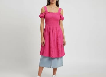 sukienki różowe: Sukienka damska, rozmiar S — 6