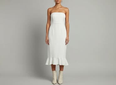 sukienka bez ramion z długim rękawem: Sukienka damska, rozmiar S — 1