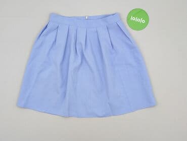 niebieska spódnice plisowane: Spódnica damska, L — 2