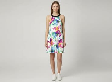 kolorowe body: Sukienka damska, rozmiar S — 5