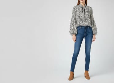 biala bluzka z dlugim rekawem: Coast, Bluzka damska, rozmiar S — 7