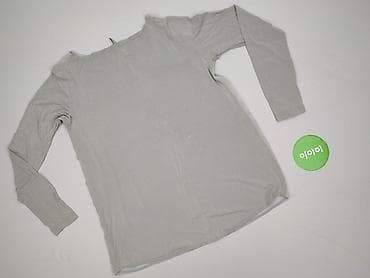 szara tunika: Cotton Club, Bluzka damska, rozmiar S — 3
