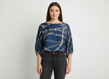 modne bluzki z bufiastymi rękawami: Bluzka damska, rozmiar 2XL — 7