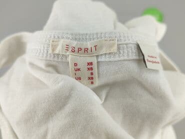 jakie rajstopy do bialej sukienki: Esprit, T-shirt damski, rozmiar XS — 4