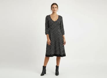 sukienki w grochy dla puszystych: Сукня жіноча, розмір S — 1