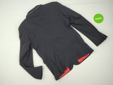 marynarki męskie poznań: Marynarka męska Ozonee Club - Kolor: ciemnogranatowy/czarny z — 3