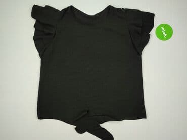 bluzki basic czarne: Women's blouse, size 4XL (EU 48) — 2