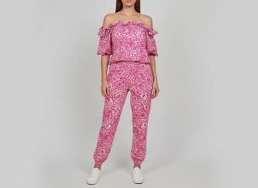 spodnie dresowe: Sinsay, Komplet dresowy damski, rozmiar M — 9