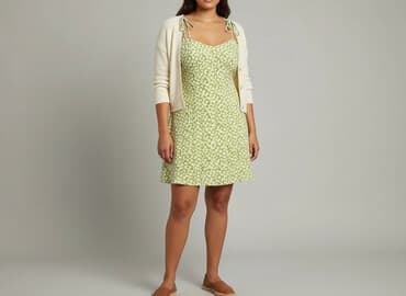 letnie sukienki plus size: Sukienka damska, rozmiar XL — 1
