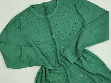 szmaragdowy sweter: Sweter damski, rozmiar M — 2