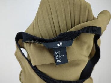 czarną sukienka z białym kołnierzykiem h m: H&M, Sukienka damska, rozmiar S — 6