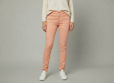 pomarańczowe spodnie hello kitty: I DODO, Spodnie materiałowe damskie, rozmiar M — 7