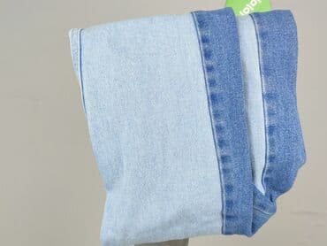 sinsay dżinsy z wysokim stanem: Denim, Jeansy damskie, rozmiar S — 6