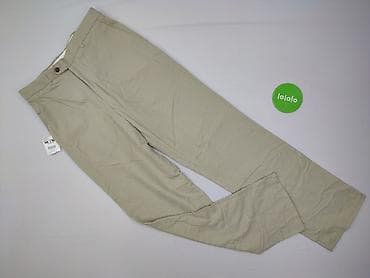 khaki: Spodnie materiałowe damskie, rozmiar L — 2
