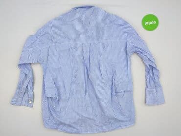 koszulka z długim rękawem w paski: Koszula damska, M — 4