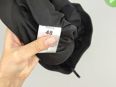 spódnice maxi plus size: Black, Spódnica damska, rozmiar 4XL — 5
