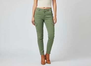 zara spodnie cargo damskie: Denim Co, Spodnie materiałowe damskie, rozmiar M — 7