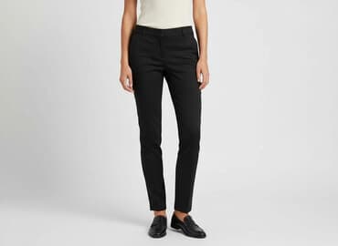 hm krótkie spodenki czarne: H&M, Spodnie materiałowe damskie, rozmiar S — 8