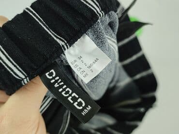 spodnie z lampasami h m: H&M, Material trousers for women, size XS — 5